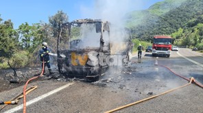 Μπράλος: Λεωφορείο με προσκόπους από την Λάρισα τυλίχθηκε στις φλόγες (φωτο & video)