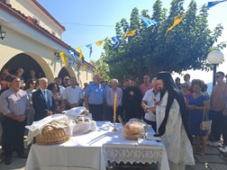 Στη Μεγάλη Θεομητηρική Εορτή της Χριστιανοσύνης στις Εκκλησίες του Δήμου Τεμπών, ο Δήμαρχος Τεμπών κ. Γιώργος Μανώλης