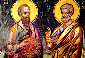 Αγρυπνία για τους Αποστόλους Πέτρο και Παύλο, στον Άγιο Αχίλλιο