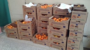 Διανομή Φρούτων από τον Σύλλογο Τριτέκνων σε συνεργασία με το Δήμο Λαρισαίων