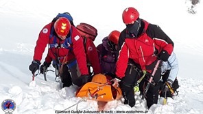 Σε εξέλιξη επιχείρηση διάσωσης ορειβάτη στον Όλυμπο