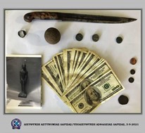 Λάρισα: Σύλληψη ατόμου για αρχαιοκαπηλία - Νομίσματα και δαχτυλίδι από παράνομες ανασκαφές 