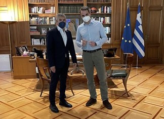 Μεσοχώρα και φράγματα στη συνάντηση Μητσοτάκη - Αγοραστού