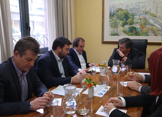 Συνάντηση Επιμελητηρίου Λάρισας με Τσακαλώτο
