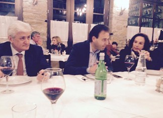 Το δείπνο προς τιμήν Μόντι - Διαμαντοπούλου στα Τρίκαλα (φωτογραφίες)