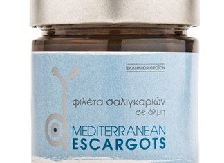 Λευκά σαλιγκάρια από την Mediterranean escargots στη Λάρισα