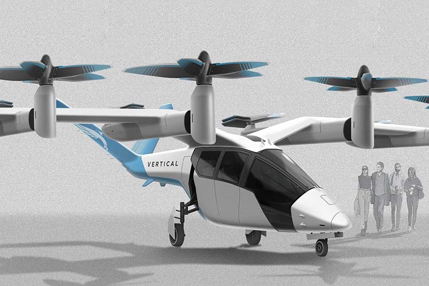 Ιπτάμενα ταξί κάθετης προσγείωσης σε Ιταλία - Γαλλία