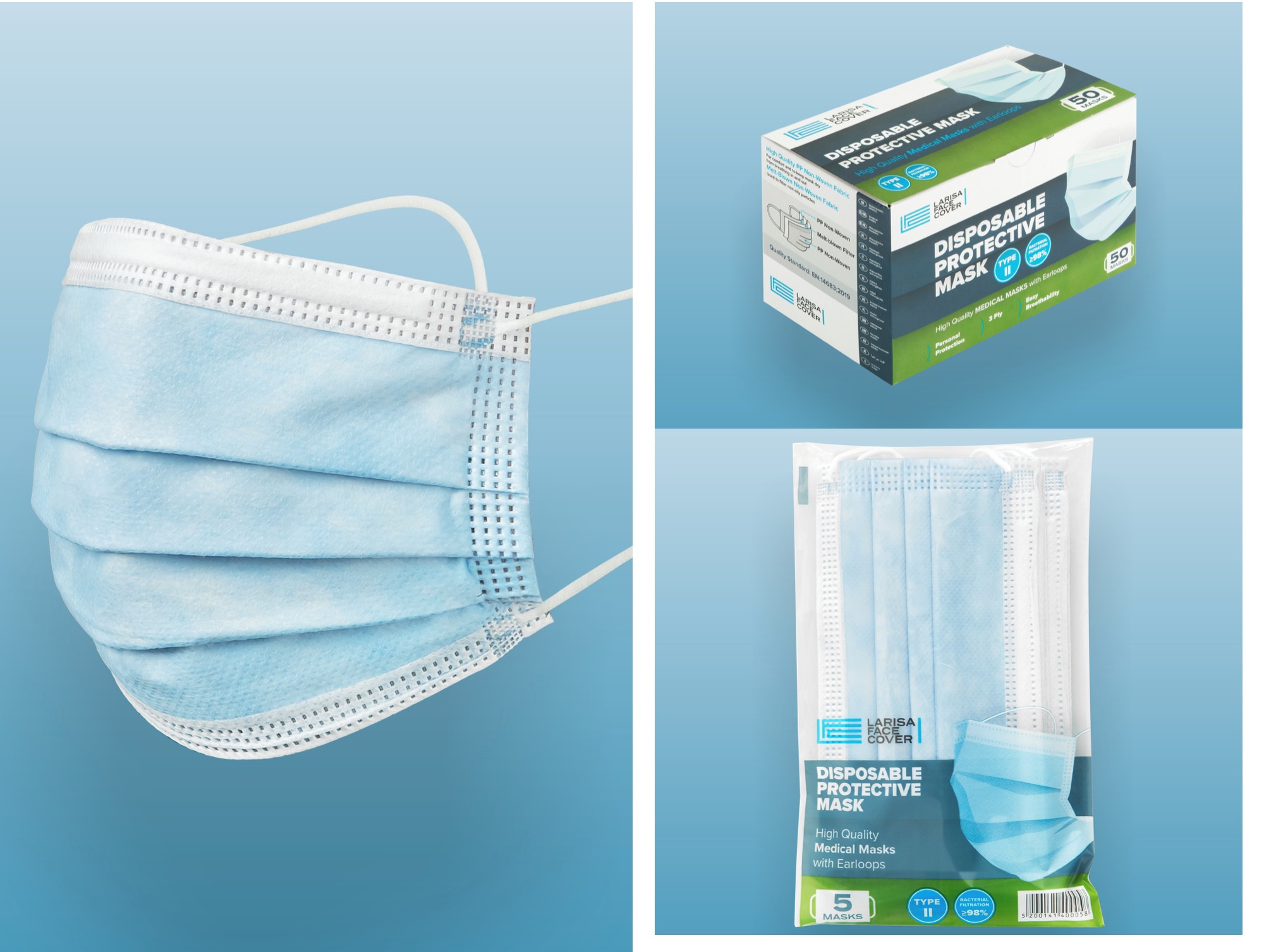 Μάσκες: Μεγάλο στοκ στη Larisa Face Cover λόγω Κίνας