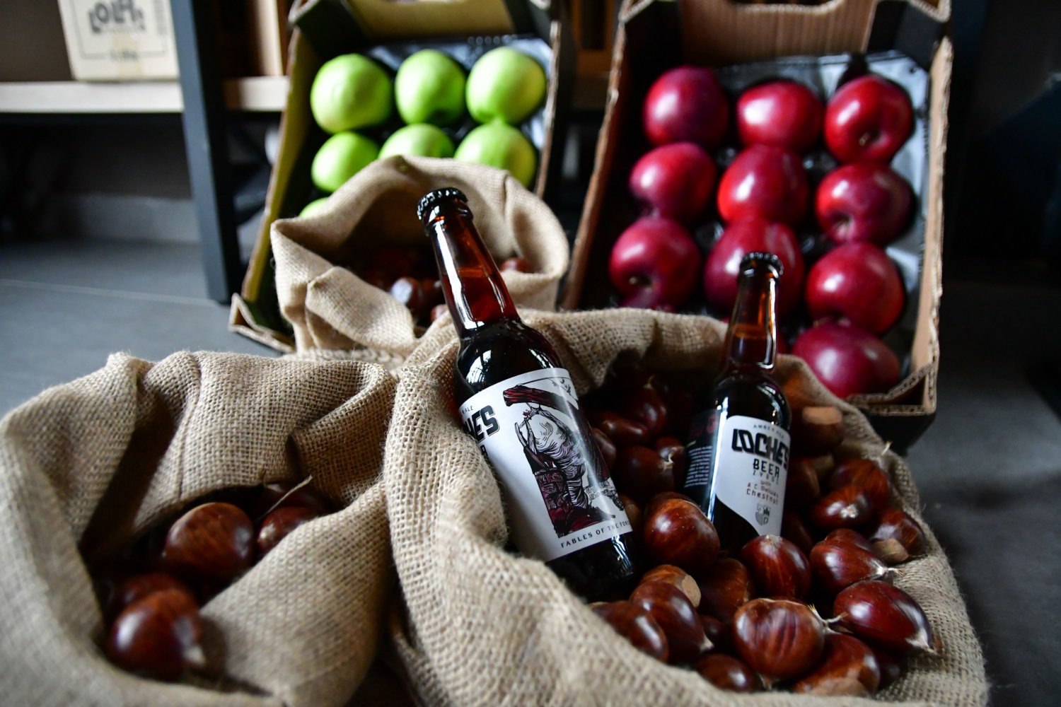 Loches το όνομα της μπύρας με κάστανο Μελιβοίας