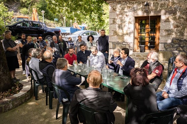 Στη Μεσοχώρα ο Σκρέκας - το υδροηλεκτρικό θα γίνει