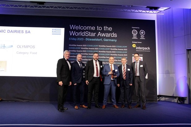 Το διεθνές βραβείο συσκευασίας WorldStar κατέκτησε η ΟΛΥΜΠΟΣ