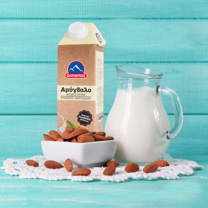 Με θεσσαλικά αμύγδαλα το πρώτο Ελληνικό "γάλα" αμυγδάλου από την ΟΛΥΜΠΟΣ 