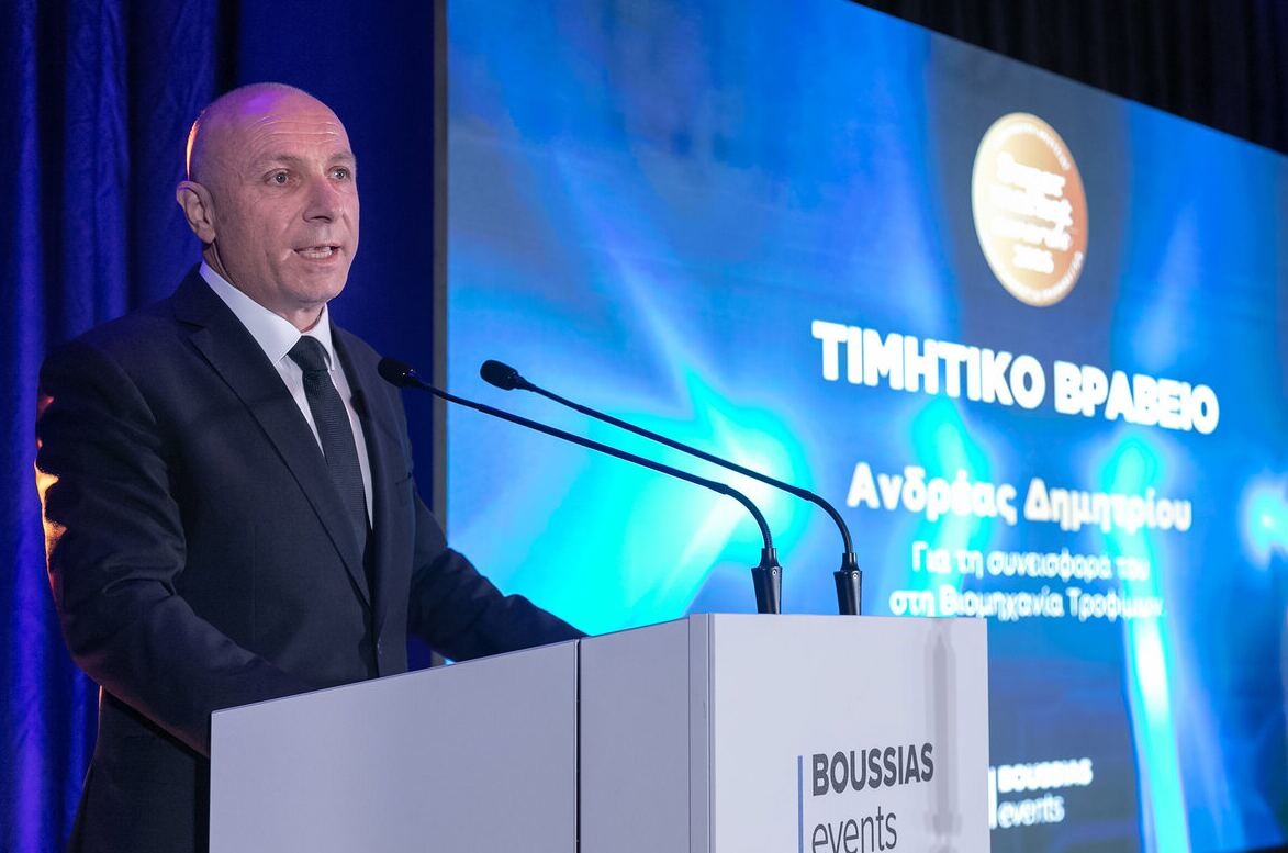Τιμητική διάκριση για τον πρόεδρο του ΑΠΣΙ Πίνδος στα Supermarket Awards 2026