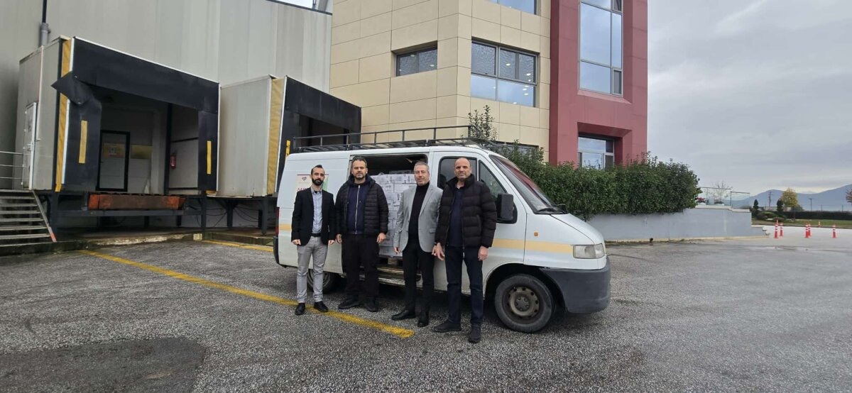 Σημαντική προσφορά της Κασίδης Α.Ε. στο Κοινωνικό Παντοπωλείο Δήμου Λαρισαίων
