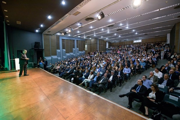 Καθήλωσε το κοινό ο Μιχάλης Μπλέτσας μιλώντας στην εκδήλωση της ΤΥΡΑΣ