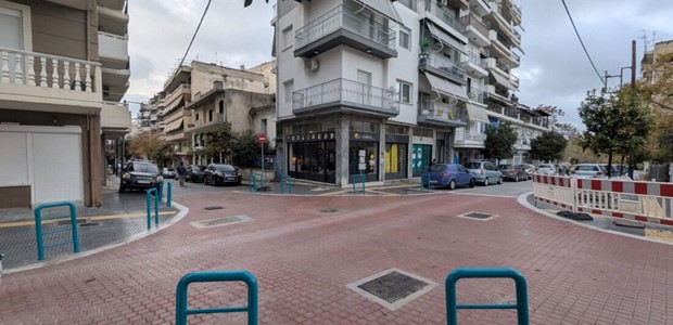 Νέες εργασίες στην οδό Γεωργιάδου στη Λάρισα 