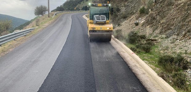 Νέα ασφαλτόστρωση στο δρόμο προς τη Σπηλιά Λάρισας 