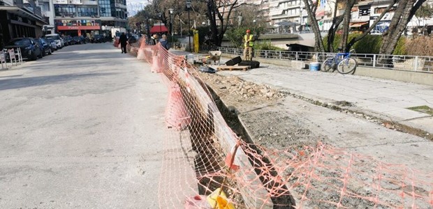 Τρίκαλα: Ξεκίνησαν τα έργα και στην οδό Κανούτα