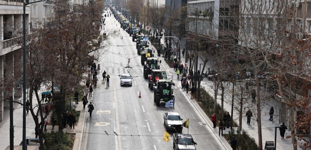 Έφυγαν τα τρακτέρ από την Αθήνα 