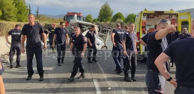 Σοβαρό τροχαίο στην εθνική οδό στα όρια Βοιωτίας - Φθιώτιδας