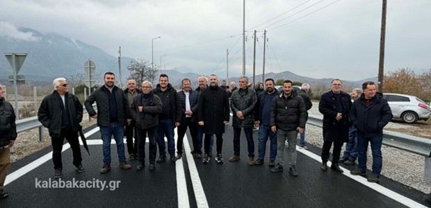 Στην κυκλοφορία η γέφυρα Διάβας μετά από 27 μήνες