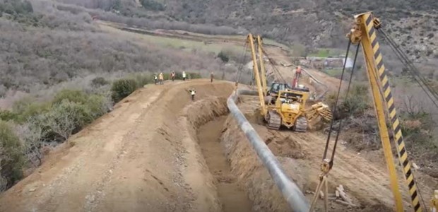 Σε Metlen - Μεσόγειο το αρδευτικό δίκτυο