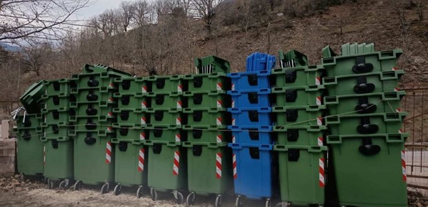 Παρελήφθησαν 42 νέοι κάδοι απορριμμάτων