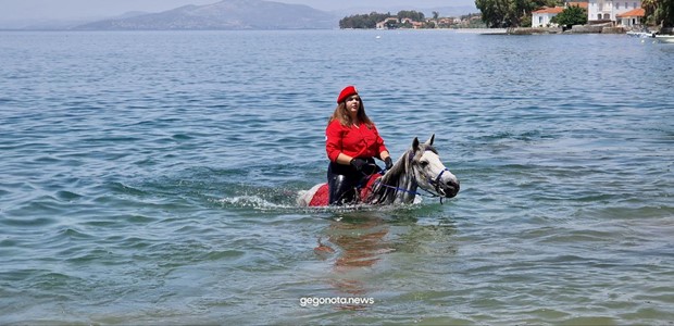 Αγιασμός των αλόγων στο Νότιο Πήλιο (φωτο)