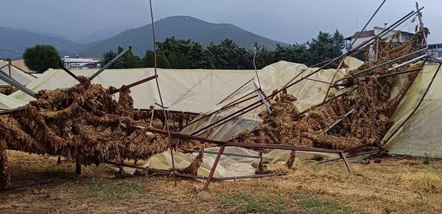 Σοβαρές ζημιές προκάλεσε το μπουρίνι 