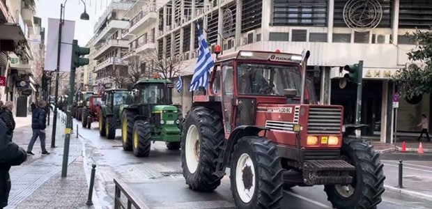 Με τα τρακτέρ σήμερα οι αγρότες στο κέντρο της Λάρισας