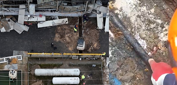 Τουλάχιστον σε τρία σημεία η διαρροή προπανίου