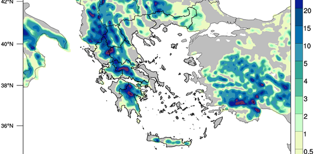 Τοπικά ισχυρές καταιγίδες από το μεσημέρι της Δευτέρας 
