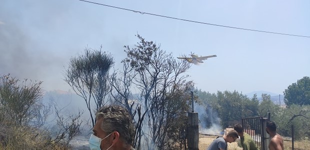 Μαγνησία: Σε εξέλιξη δύο φωτιές στο Φυτόκο και στο Παλιούρι