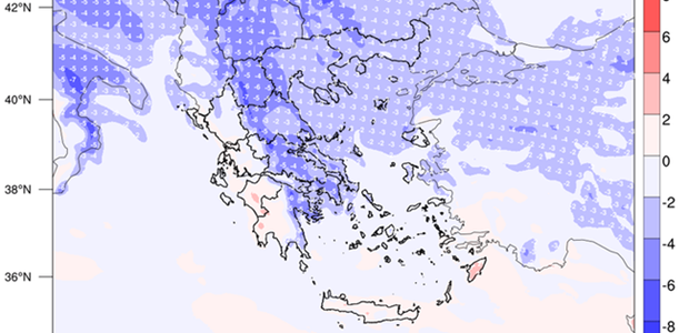 Πτώση της θερμοκρασίας την Τρίτη 21 Δεκεμβρίου 