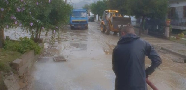 Προβλήματα στη Ροδιά από τις έντονες βροχοπτώσεις 