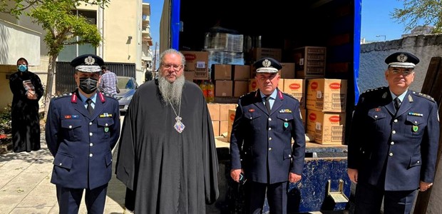 Τρόφιμα από την ΓΕ.Π.Α.Δ. Θεσσαλίας στην Ι.Μ. Λαρίσης 