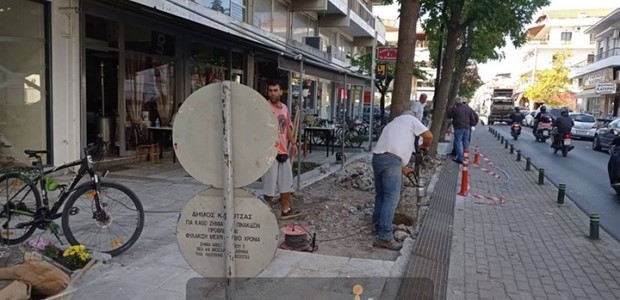 Παρεμβάσεις στον ποδηλατόδρομο της οδού Μπλατσούκα