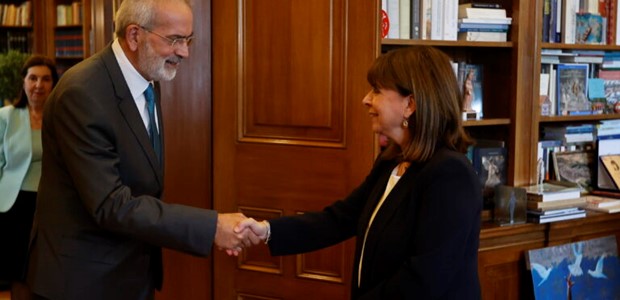 Στο προεδρικό μέγαρο ο Γιάννης Σαρμάς