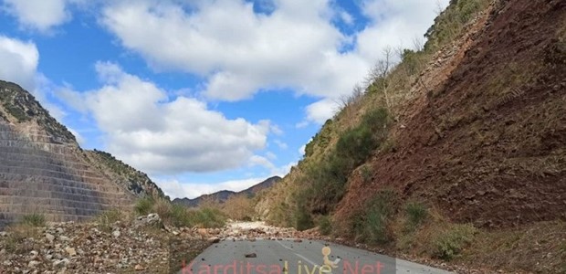 Καταπτώσεις βράχων σε όλο το οδικό δίκτυο της Αργιθέας
