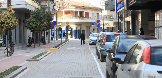 Ολοκληρώθηκαν τα έργα σε οδούς του κέντρου της πόλης 