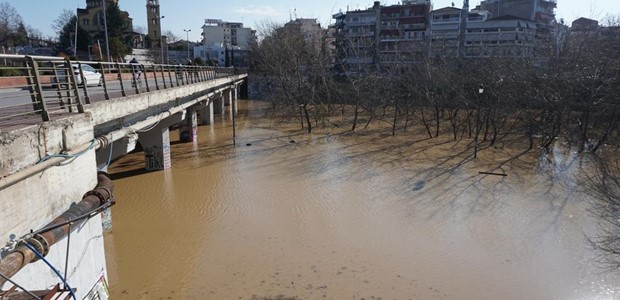 Το αντιπλημμυρικό σύστημα της Λάρισας λειτούργησε