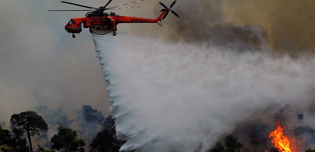 Φωτιές στην Ελλάδα: Καλύτερη εικόνα από όλα τα σημεία 