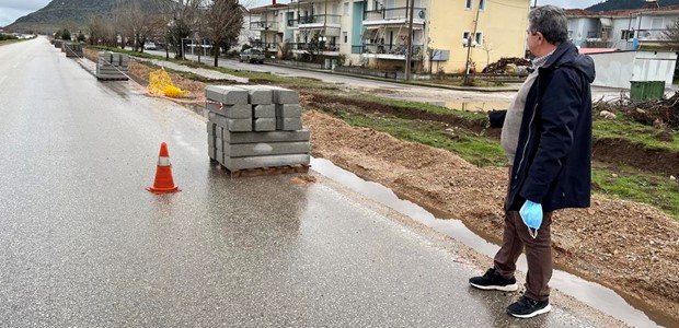 Σε εξέλιξη το έργο της ανάπλασης του περιφερειακού δρόμου 