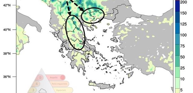 Αλλαγή του καιρού με βροχές, καταιγίδες και χαλαζοπτώσεις