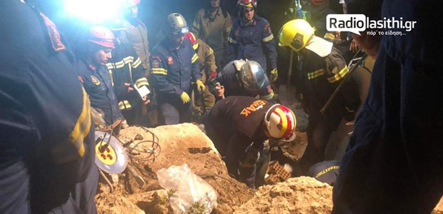 Βράχος ισοπέδωσε ενοικιαζόμενα δωμάτια στην Ιεράπετρα 