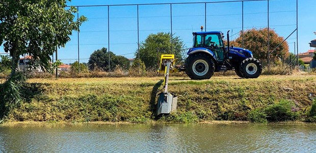 Εργασίες καθαρισμού του Αγιαμονιώτη ποταμού