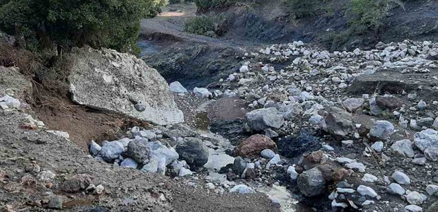 Βιβλική καταστροφή στην Ανάβρα από τον Ιανό 