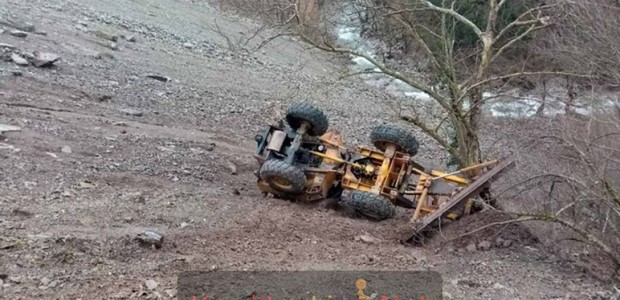 Εκτροπή μηχανήματος έργου στο Δήμο Αργιθέας 