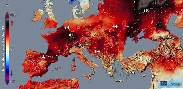 Κατάρριψη πολλών ρεκόρ υψηλών θερμοκρασιών στην Ευρώπη 