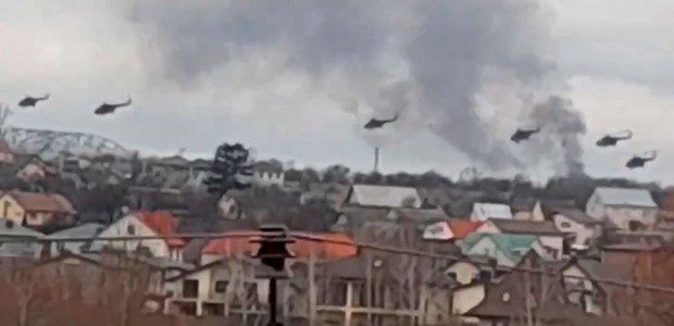 Ρωσικές στρατιωτικές μονάδες στην περιοχή του Κιέβου  